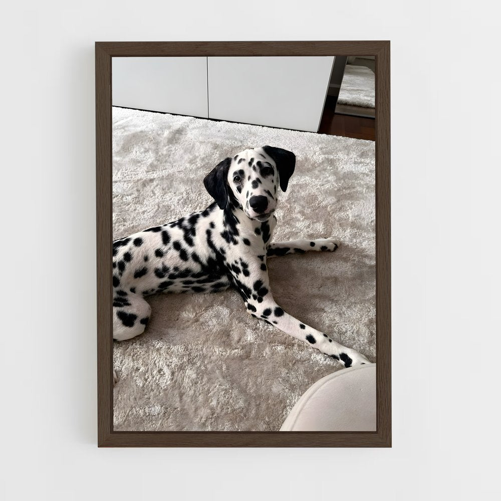 ap-dalmatian-1 cadre Bois foncé