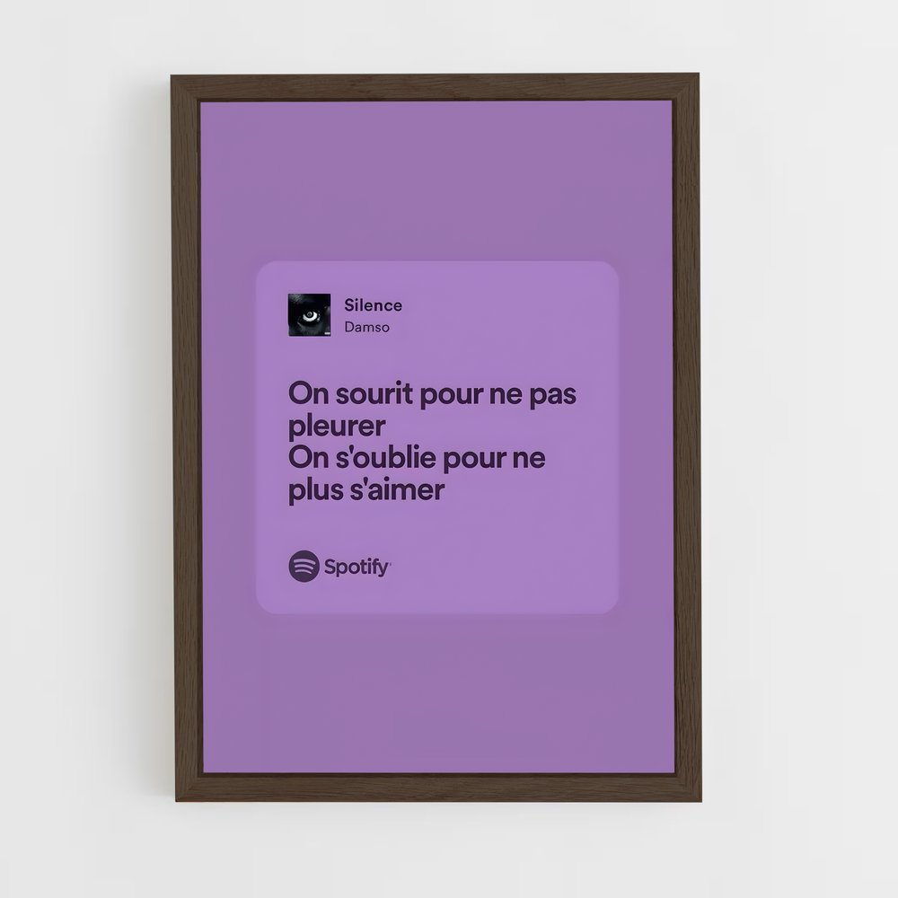 ap-damso-13 cadre Bois foncé