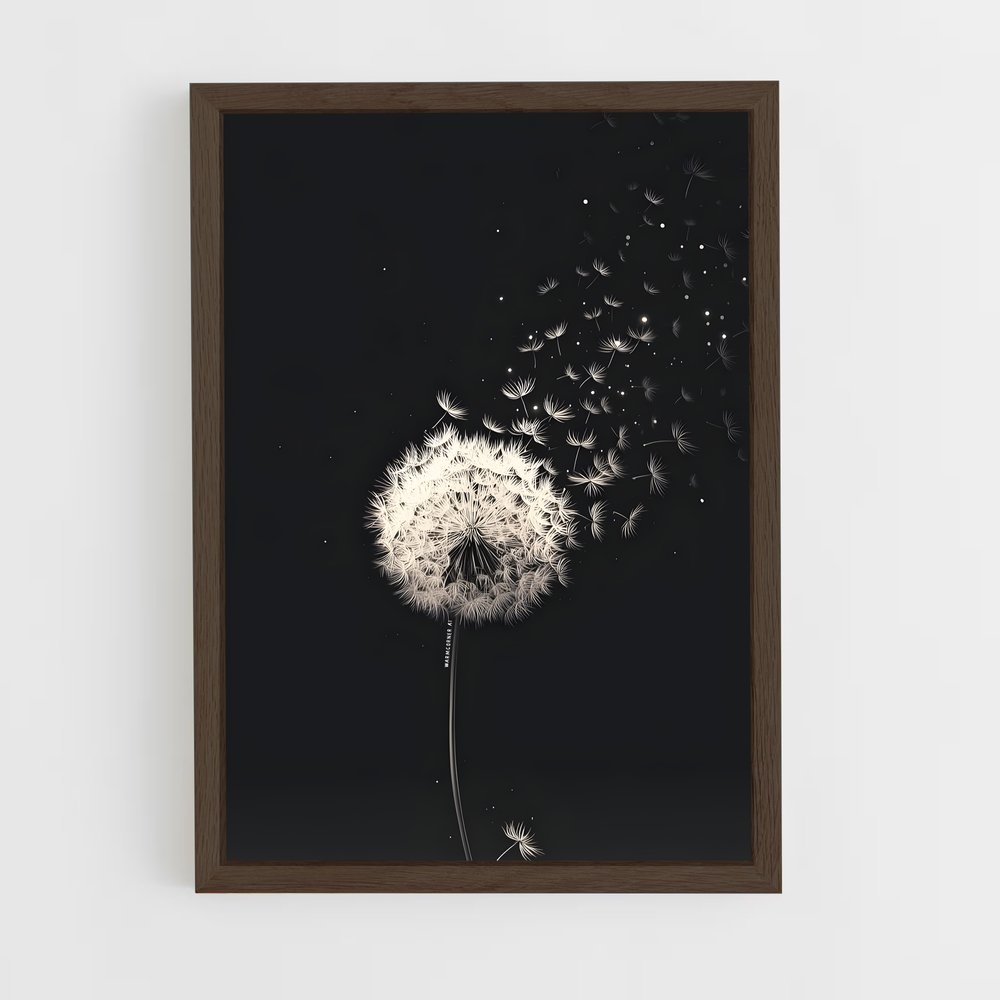 ap-dandelion-17 cadre Bois foncé