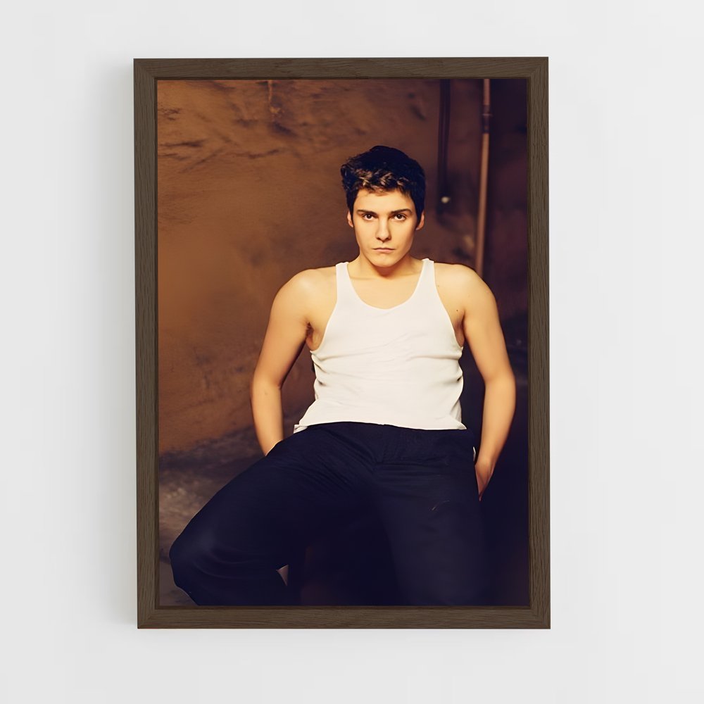 ap-daniel bruhl-10 cadre Bois foncé