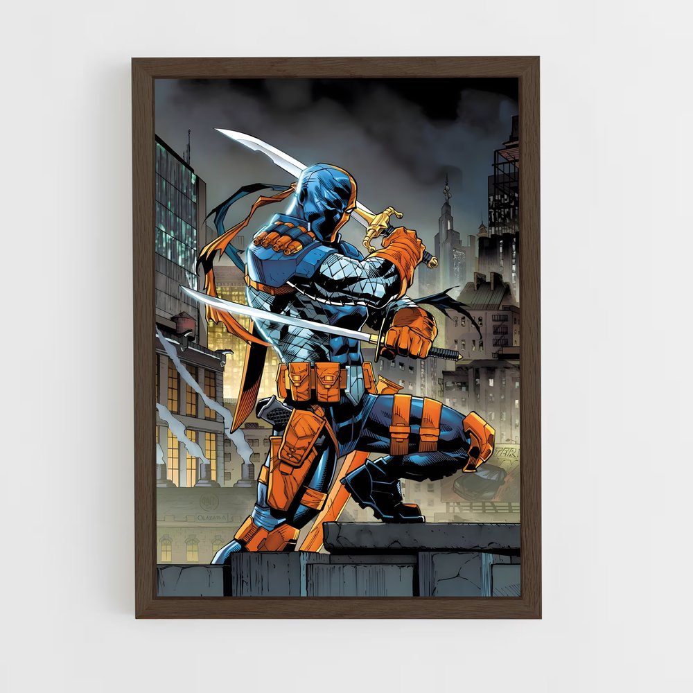 ap-deathstroke-2 cadre Bois foncé