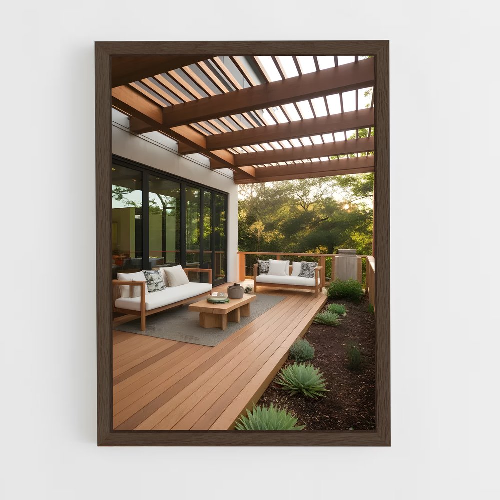 ap-deck-10 cadre Bois foncé