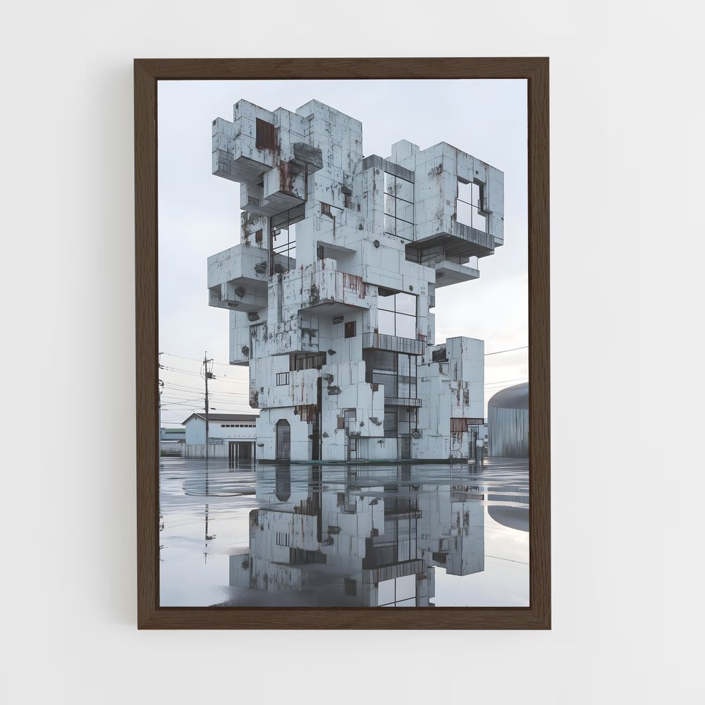 ap-deconstructivism-5 cadre Bois foncé