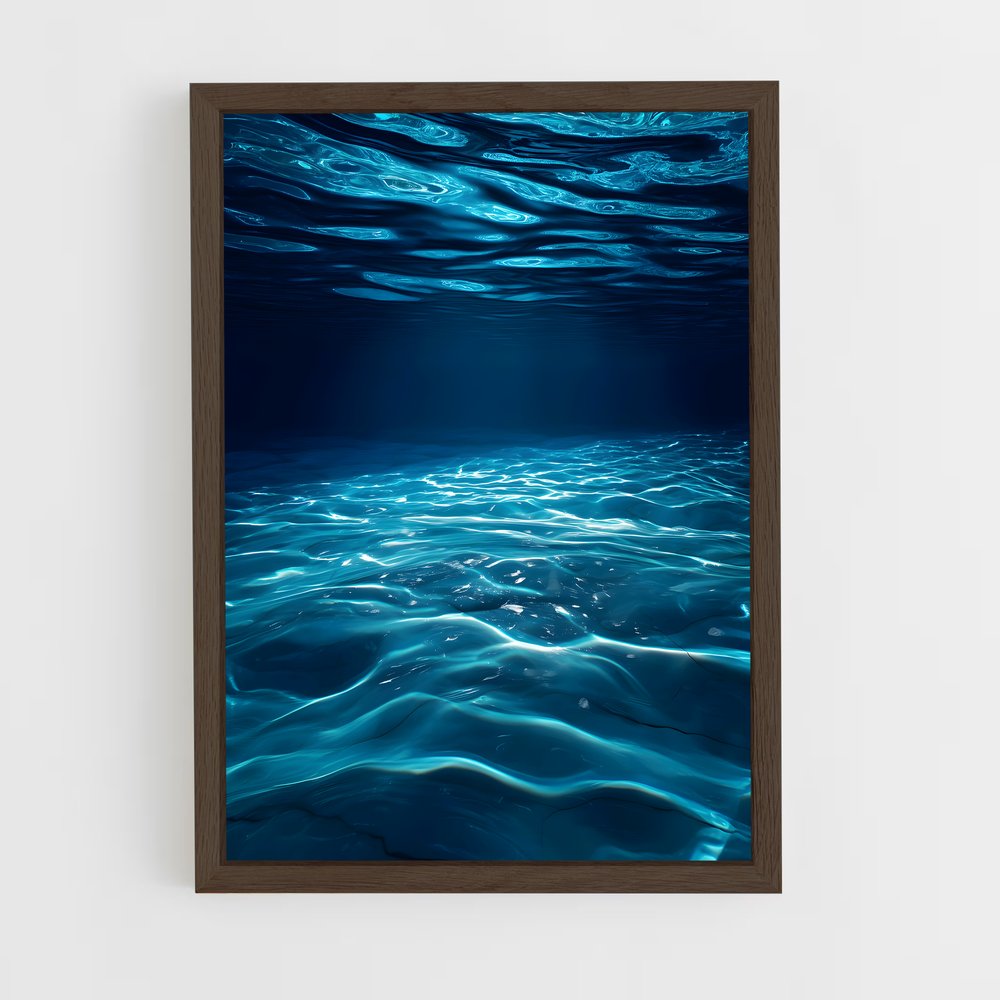 ap-deep blue-7 cadre Bois foncé