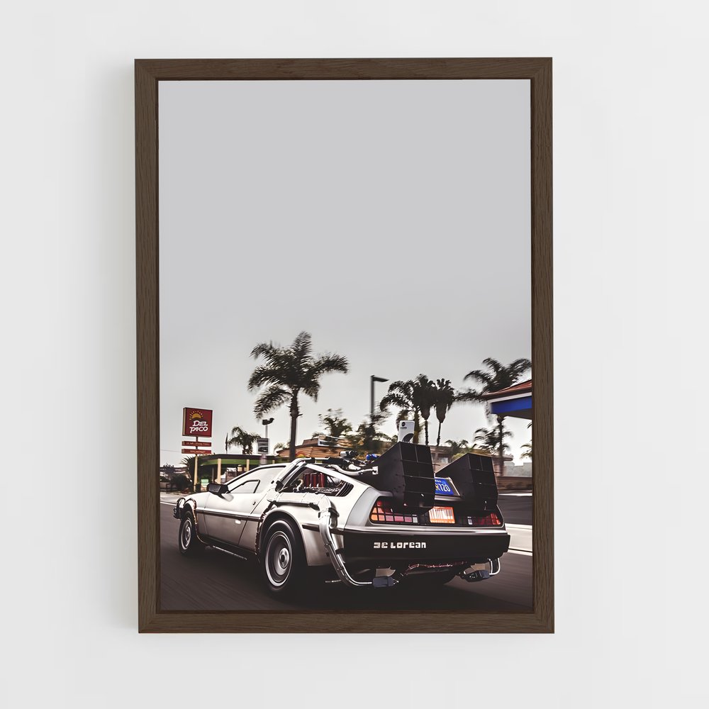 ap-delorean-4 cadre Bois foncé