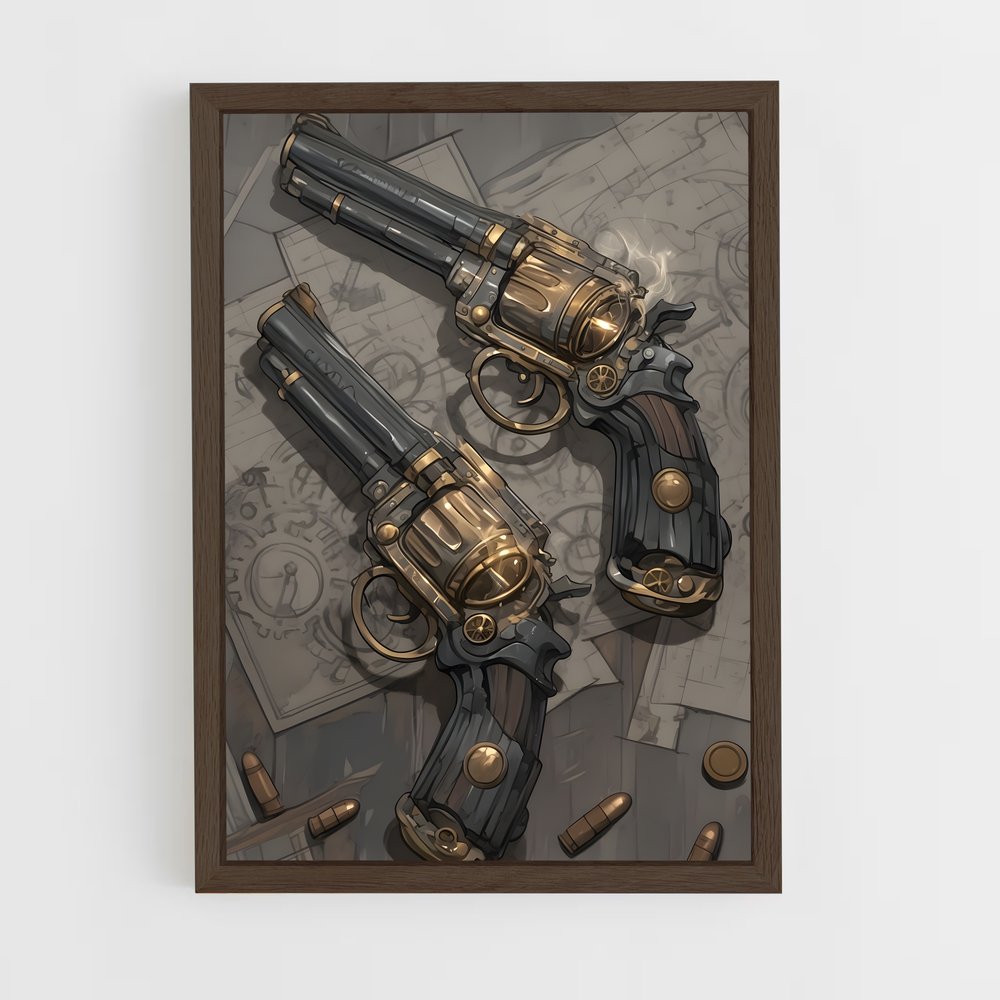 ap-dieselpunk-3 cadre Bois foncé