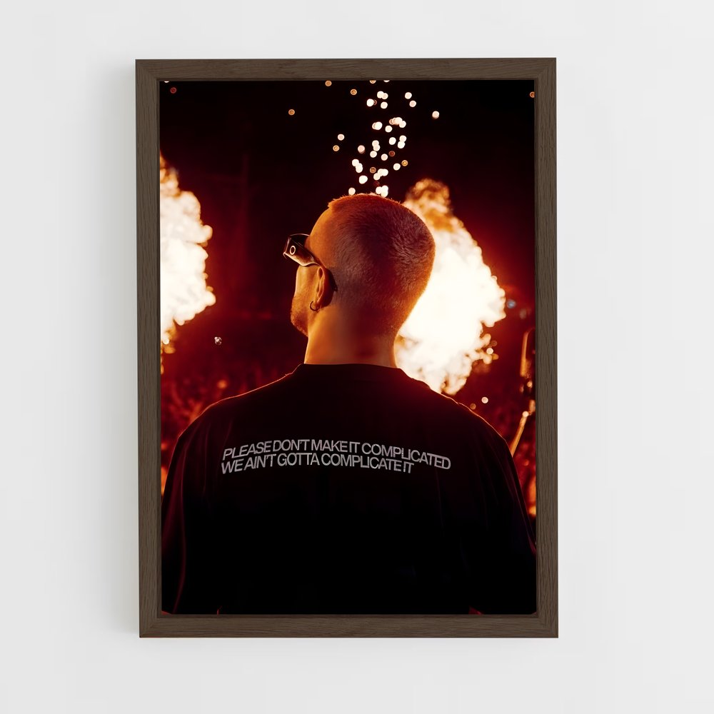 ap-dj snake-8 cadre Bois foncé