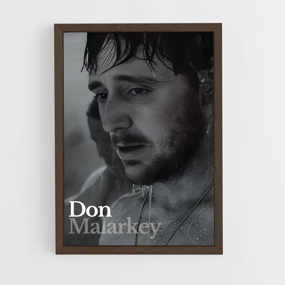 ap-donald malarkey-2 cadre Bois foncé
