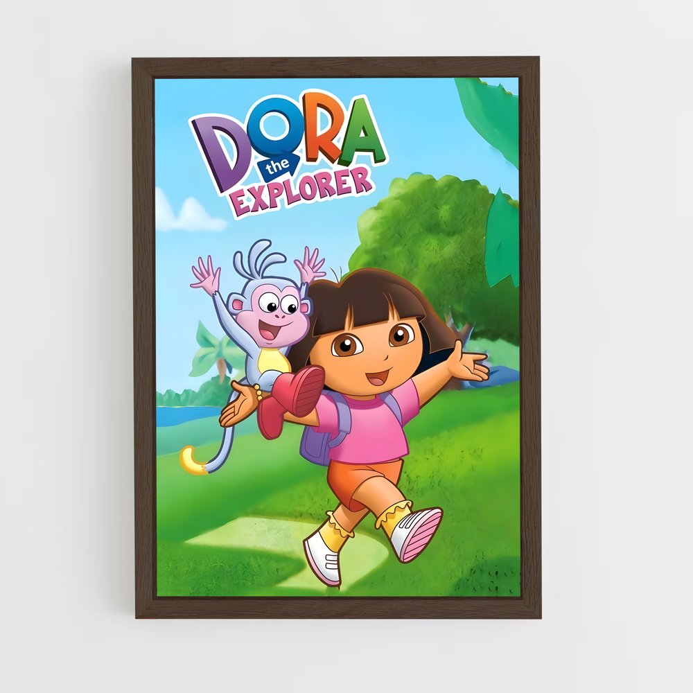 ap-dora the explorer-2 cadre Bois foncé