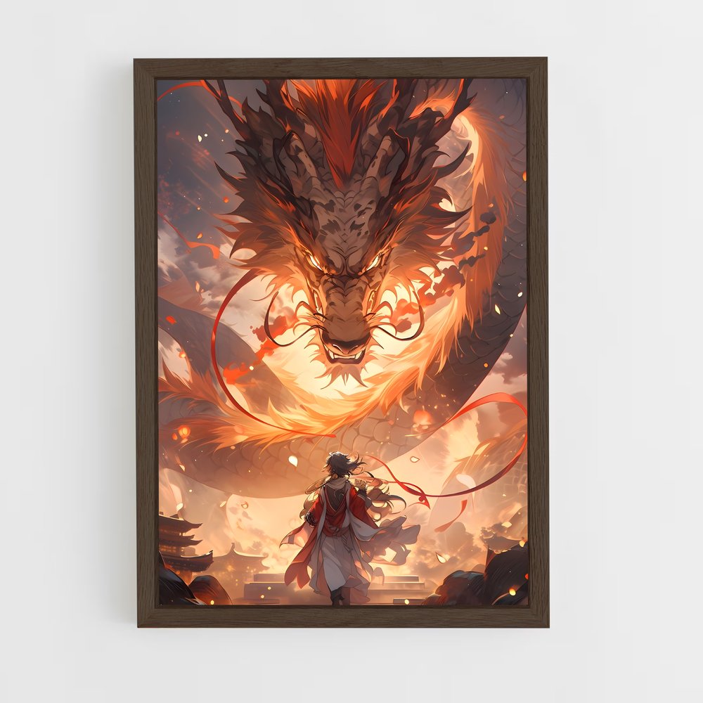 ap-dragon king-17 cadre Bois foncé