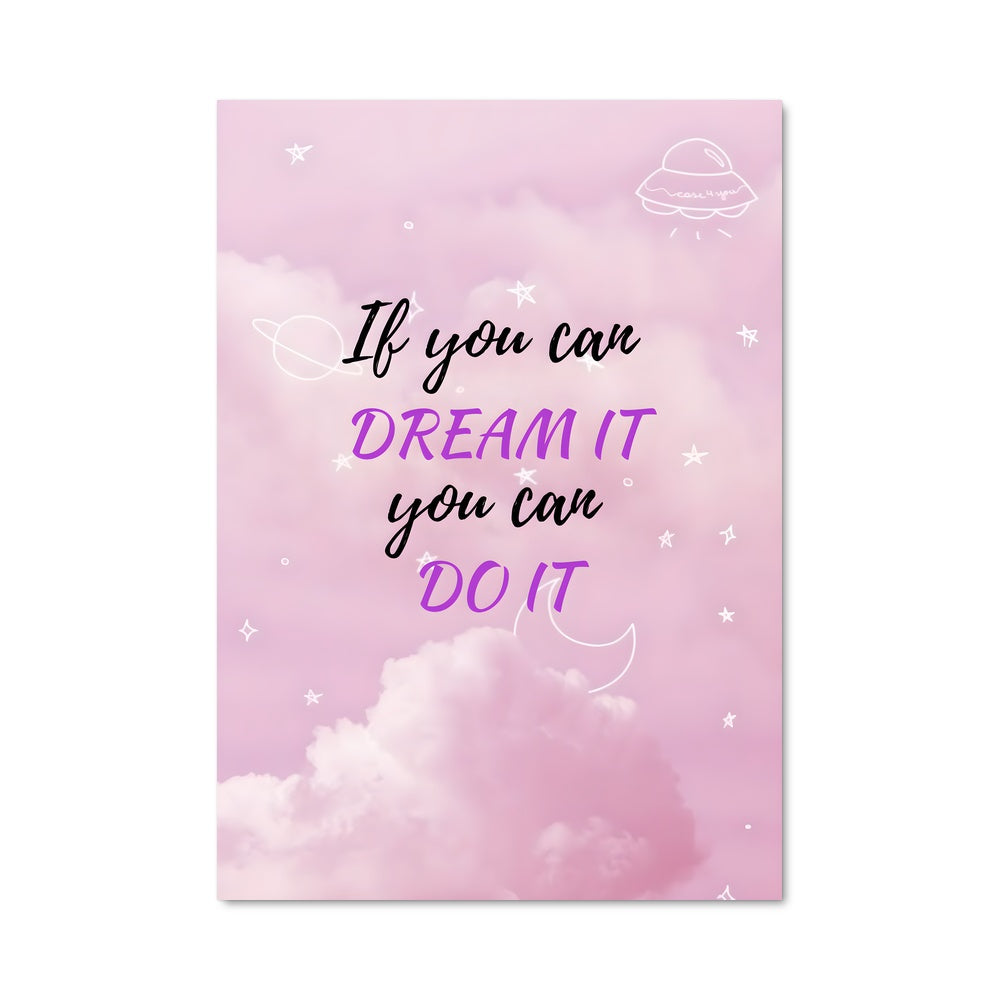 Poster Rêves Rosés