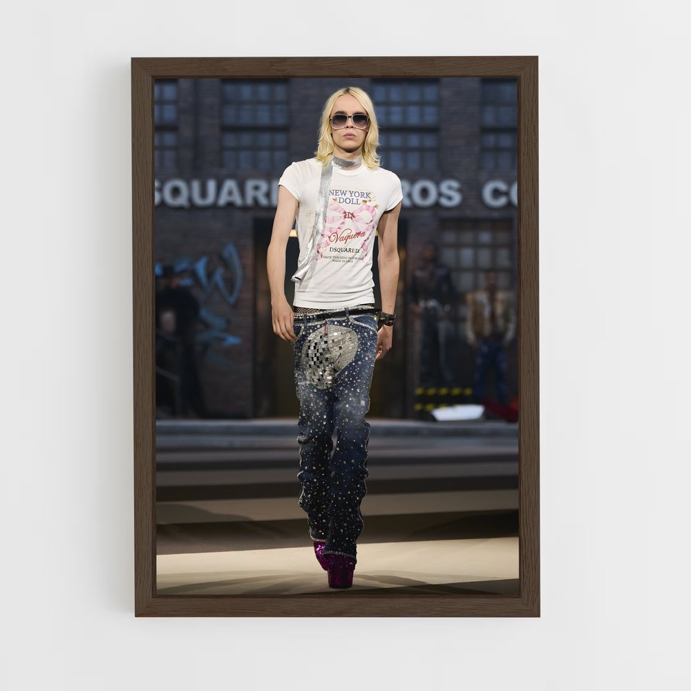 ap-dsquared2-2 cadre Bois foncé