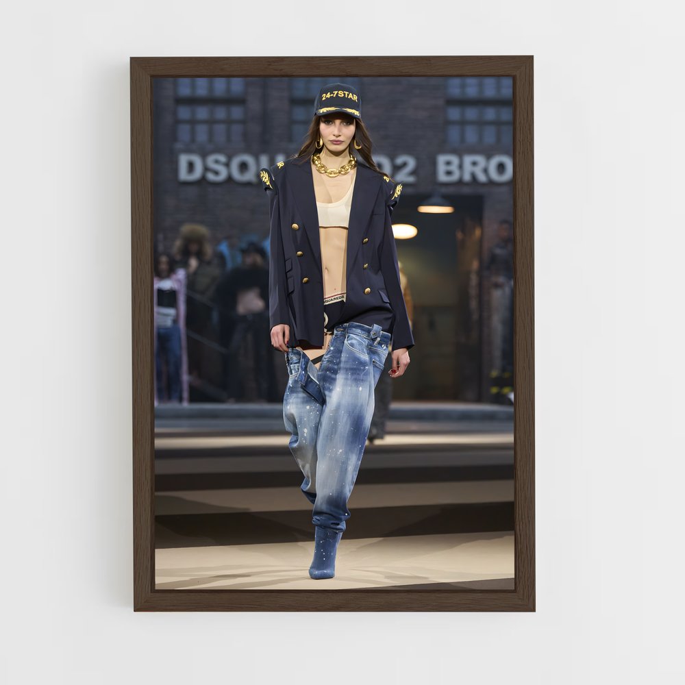 ap-dsquared2-3 cadre Bois foncé