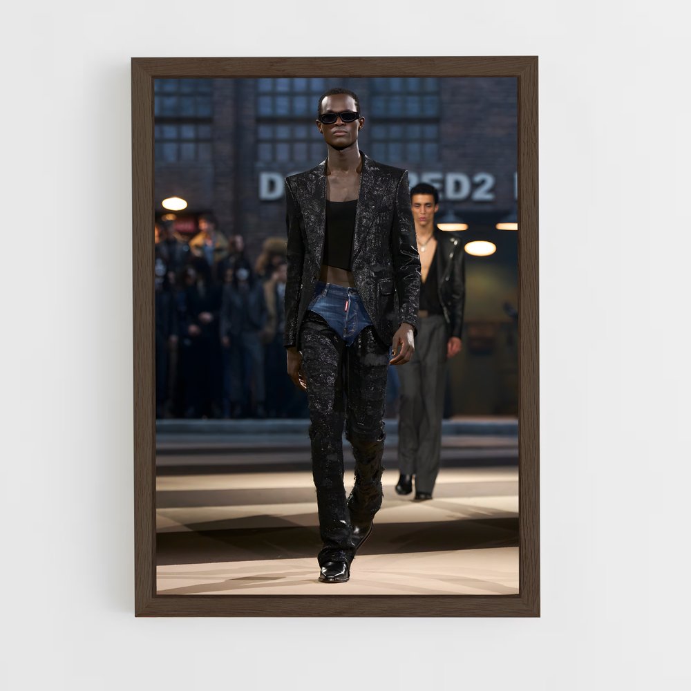 ap-dsquared2-8 cadre Bois foncé