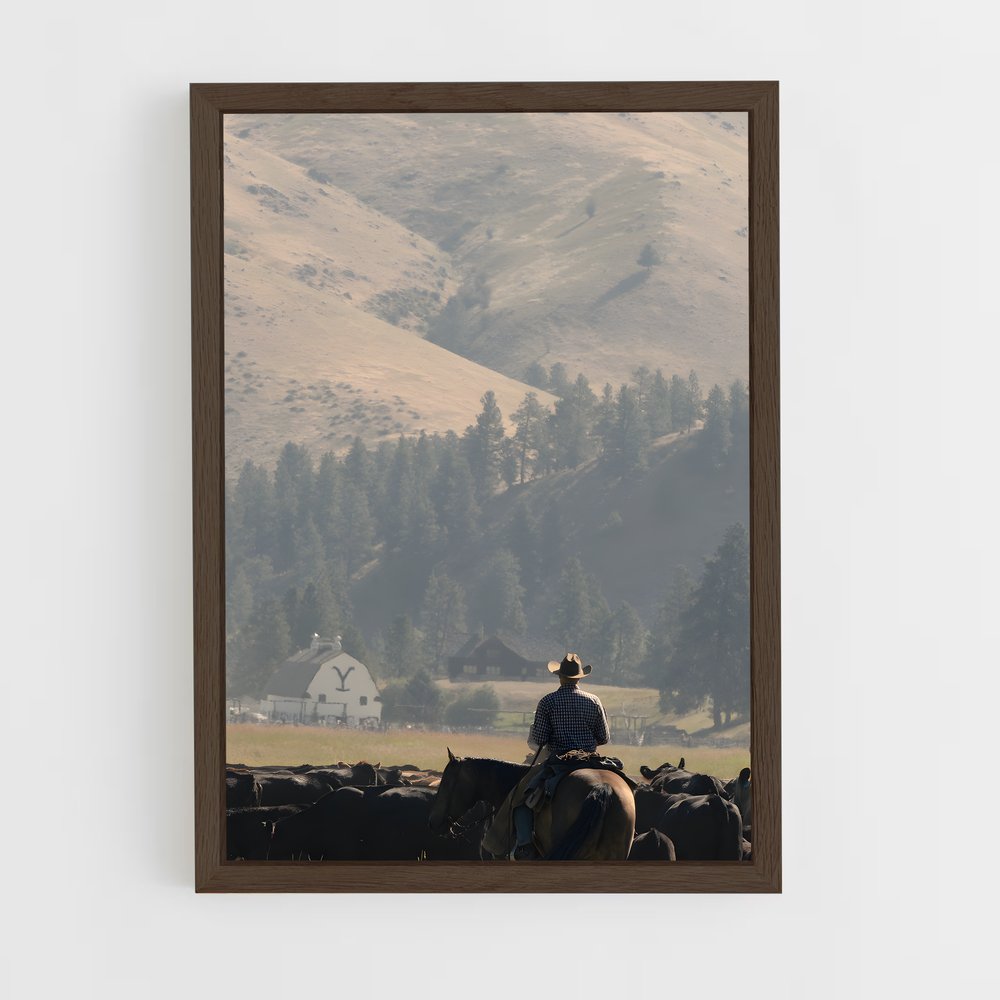 ap-dutton ranch-5 cadre Bois foncé