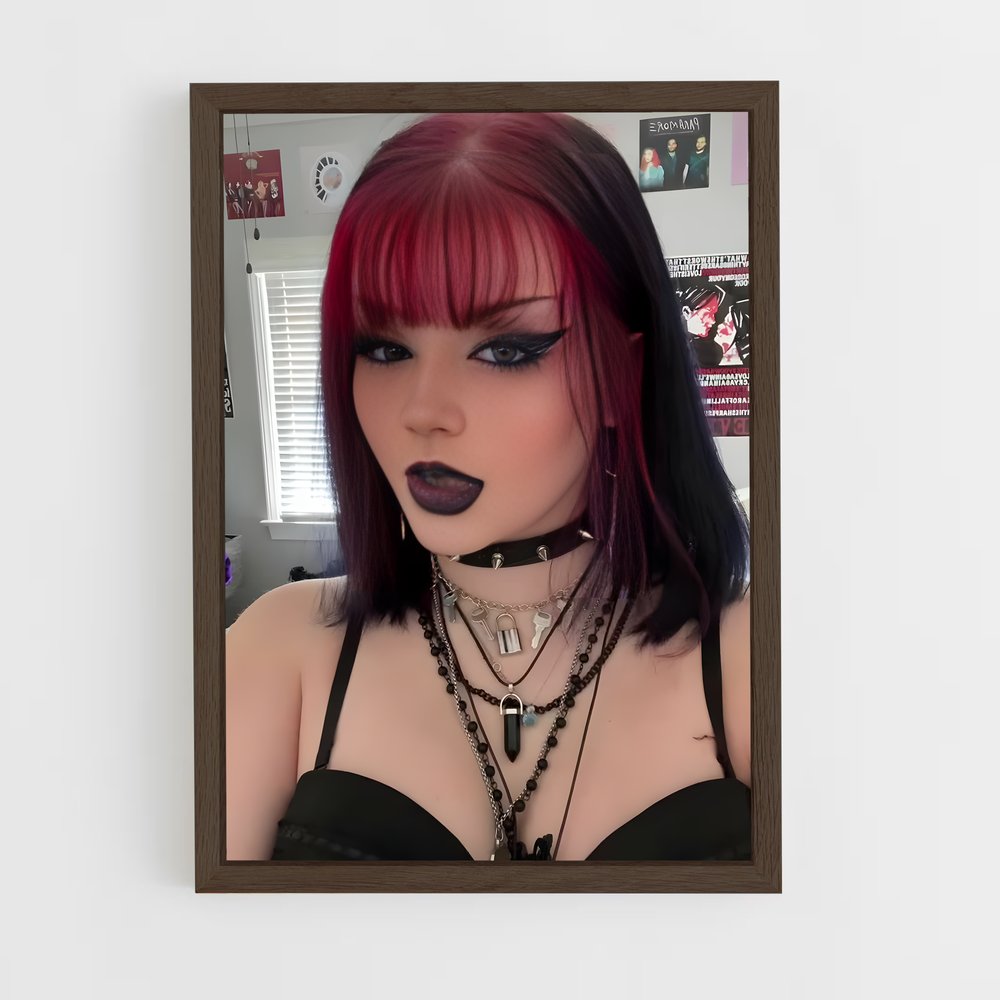 ap-e-girl-6 cadre Bois foncé