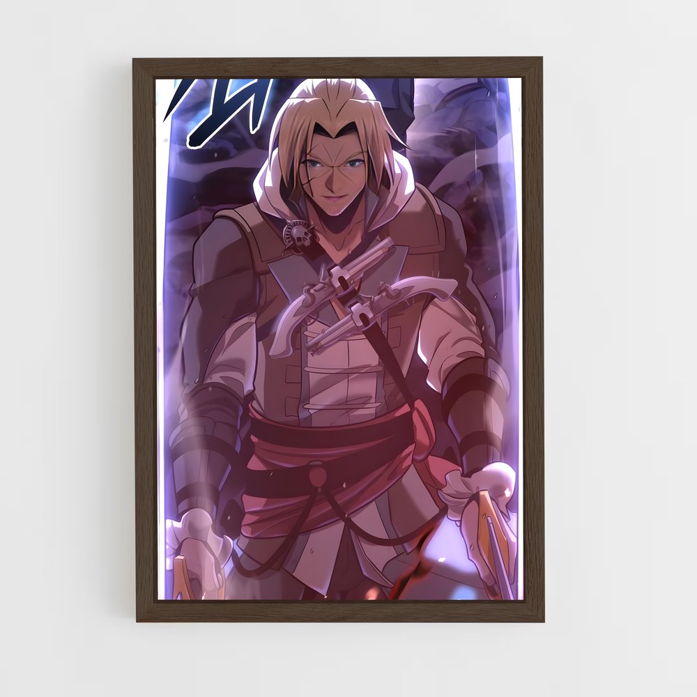 ap-edward kenway-8 cadre Bois foncé