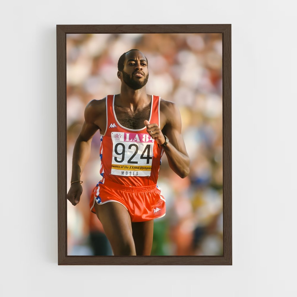 ap-edwin moses-3 cadre Bois foncé