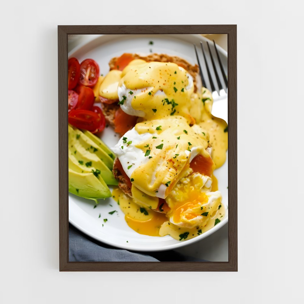 ap-eggs benedict-4 cadre Bois foncé