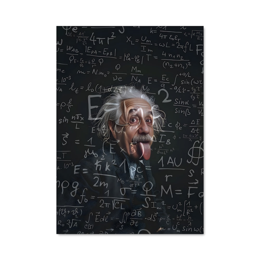 Poster Einstein espiègle