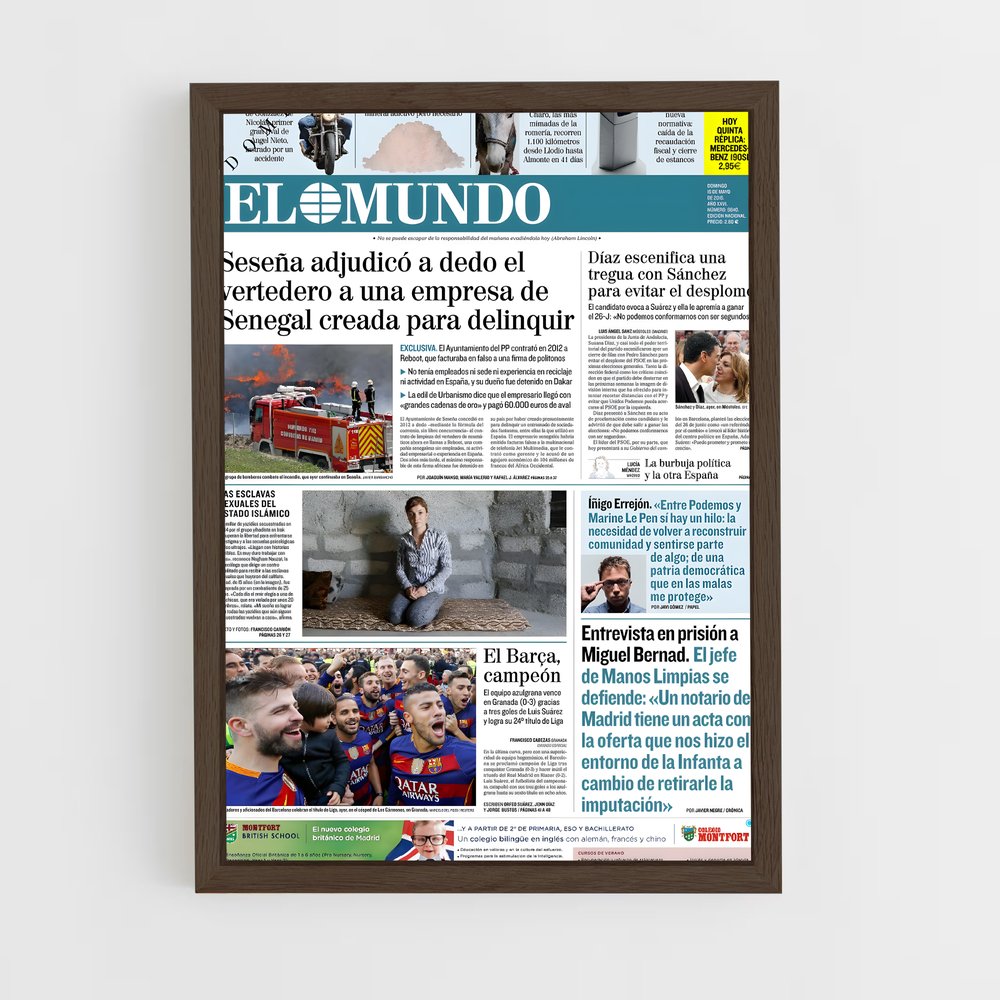 ap-el mundo-1 cadre Bois foncé