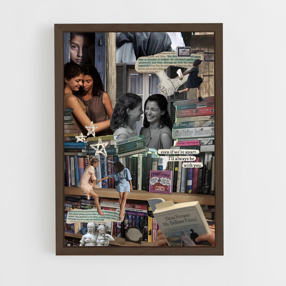 ap-elena ferrante-1 cadre Bois foncé