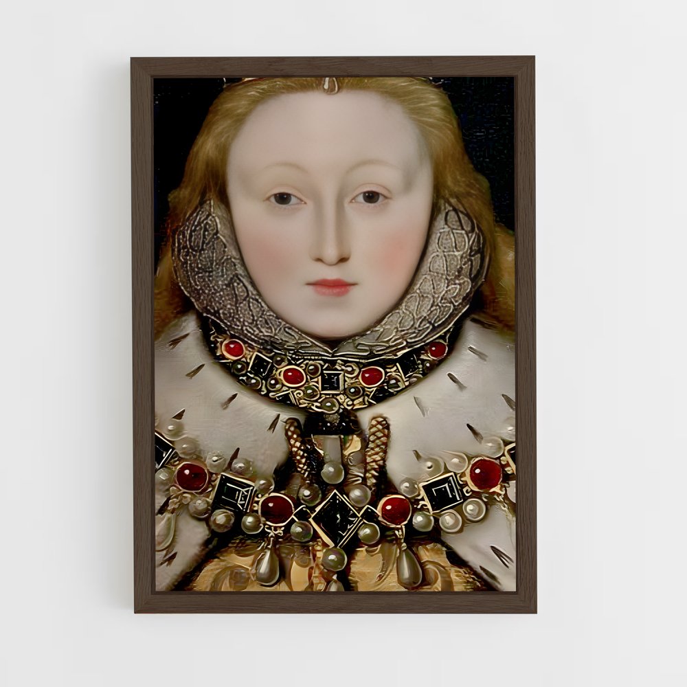 ap-elizabeth i-9 cadre Bois foncé