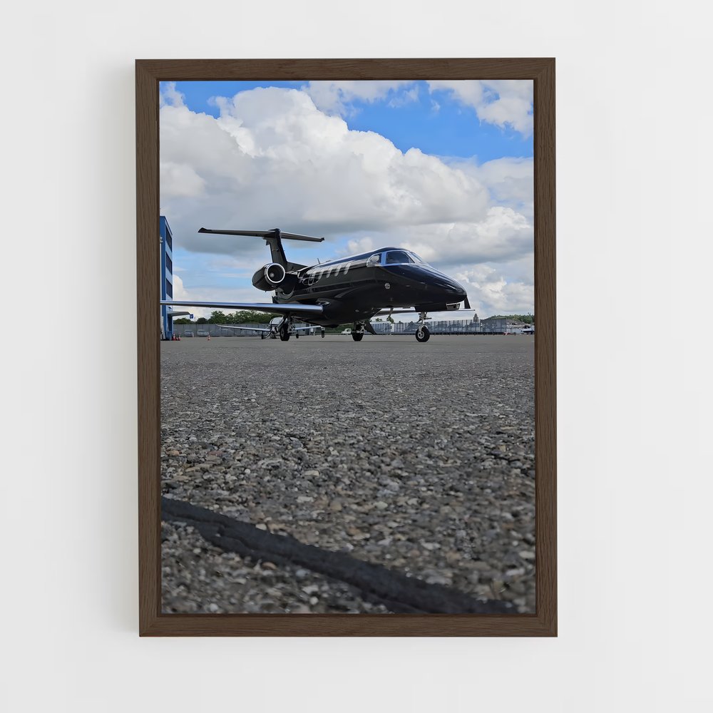 ap-embraer phenom-1 cadre Bois foncé