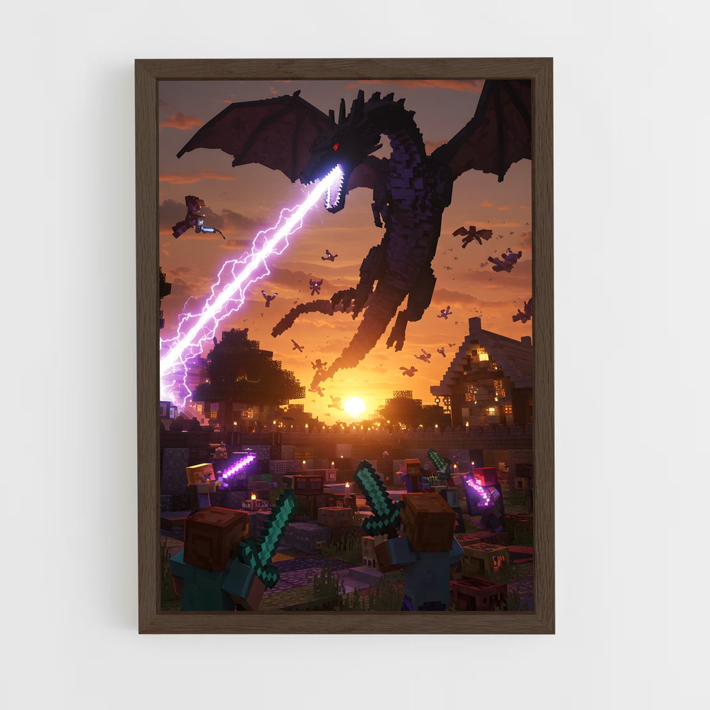 ap-ender dragon-3 cadre Bois foncé