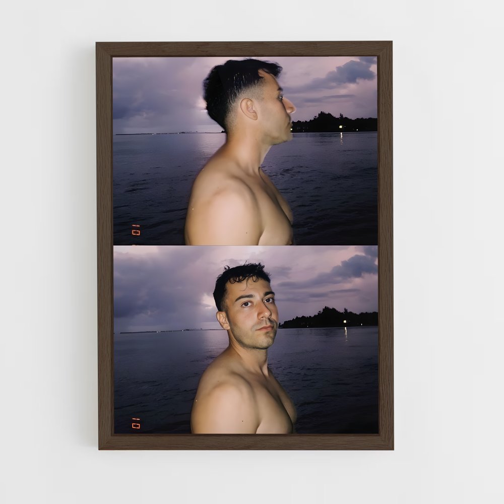 ap-enes batur-8 cadre Bois foncé