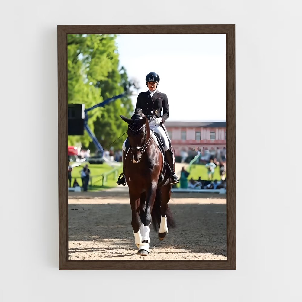 ap-equestrian-8 cadre Bois foncé