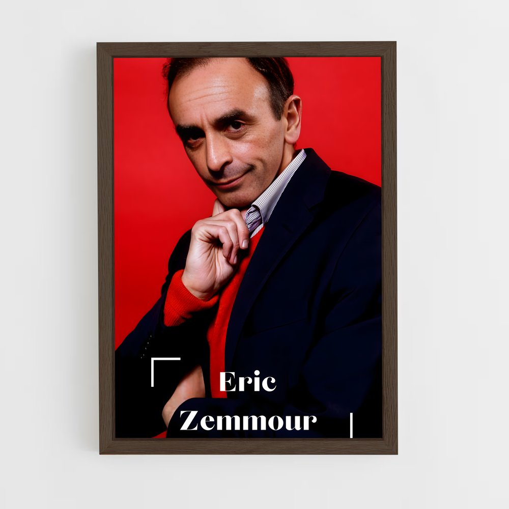 ap-eric zemmour-3 cadre Bois foncé