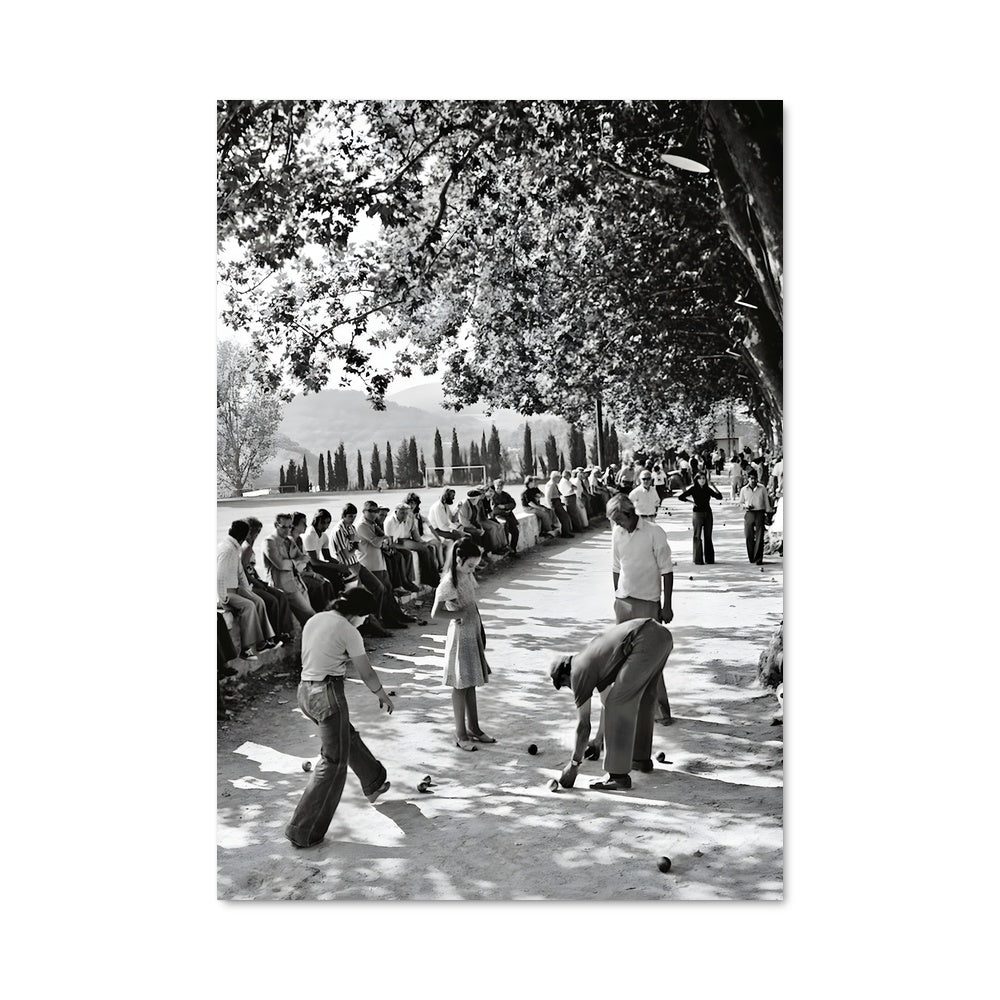 Poster Cricket en plein air