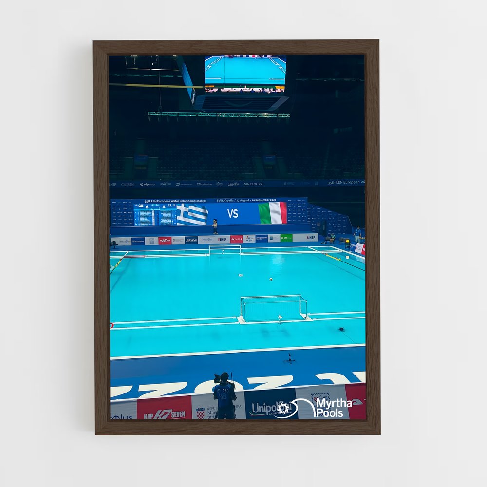 ap-european water polo championships-1 cadre Bois foncé