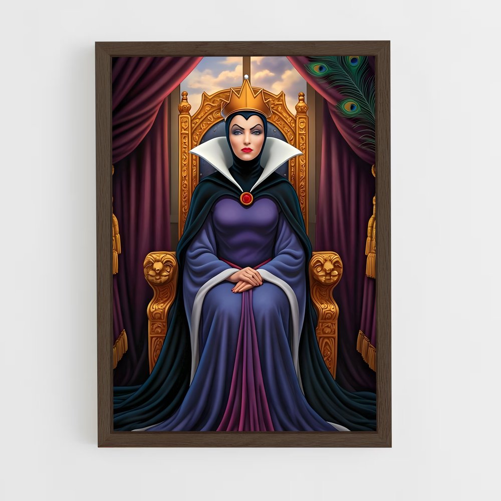 ap-evil queen-7 cadre Bois foncé