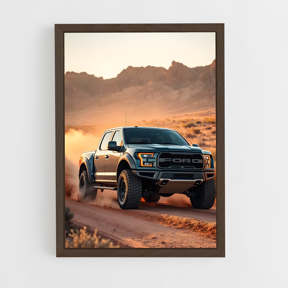 ap-f-150 raptor-2 cadre Bois foncé