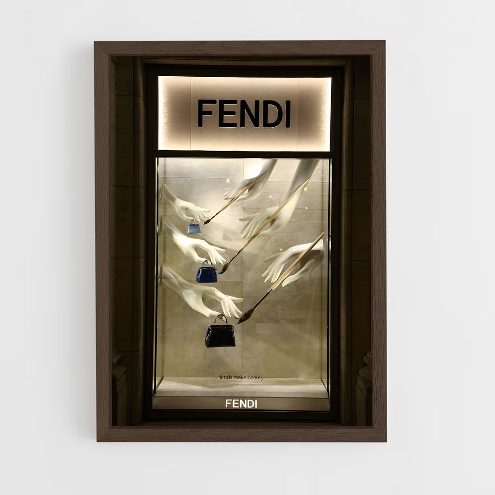 ap-fendi-4 cadre Bois foncé