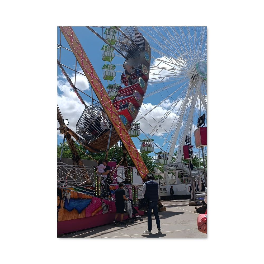 Poster Grande Roue des Fêtes