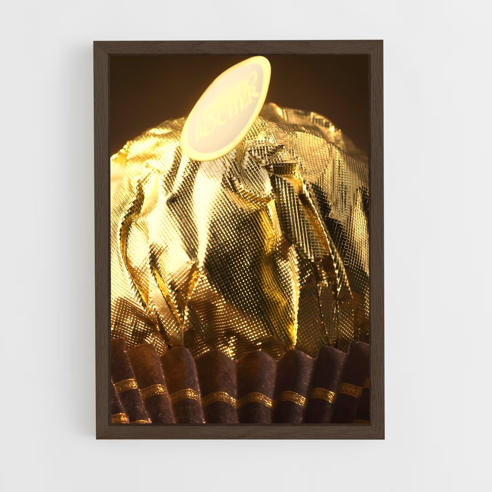 ap-ferrero rocher-4 cadre Bois foncé