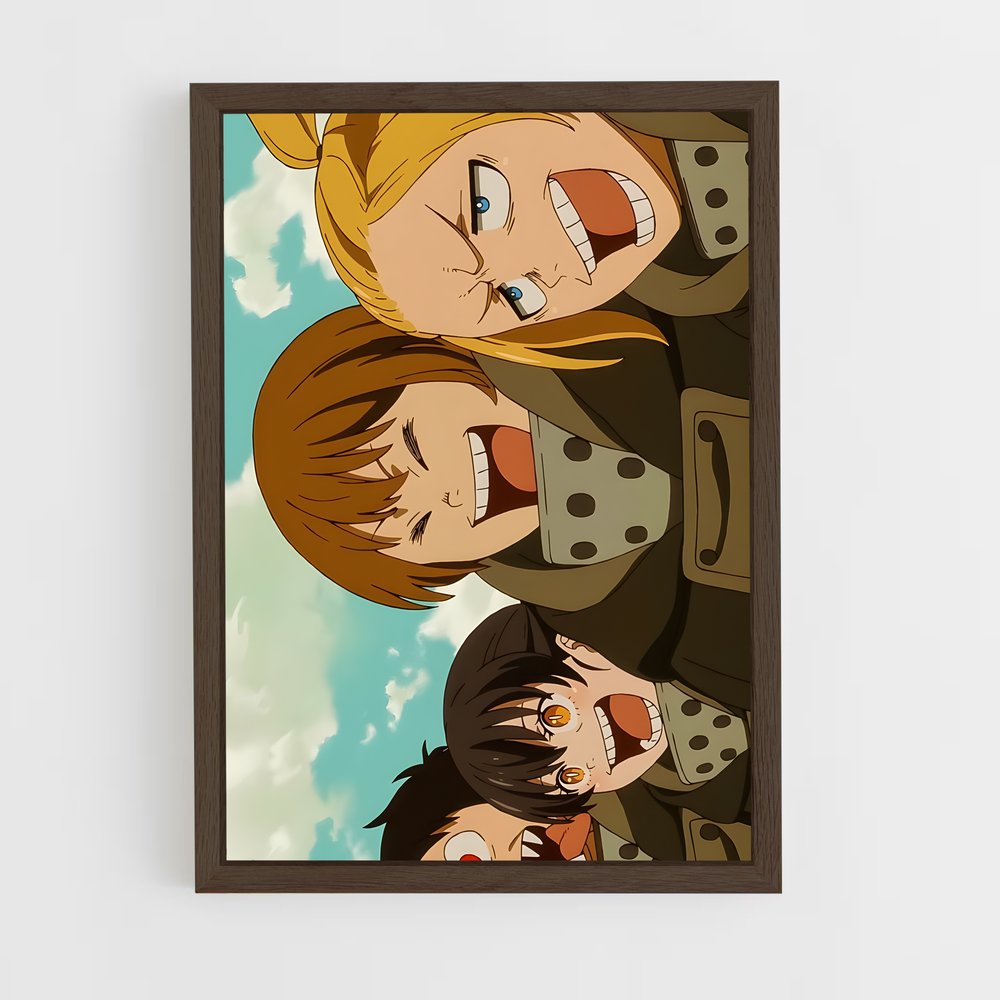 ap-fire force-6 cadre Bois foncé