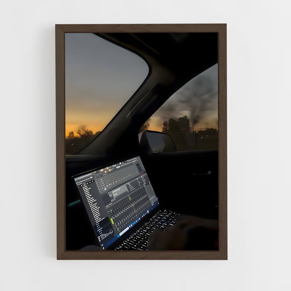 ap-fl studio-1 cadre Bois foncé
