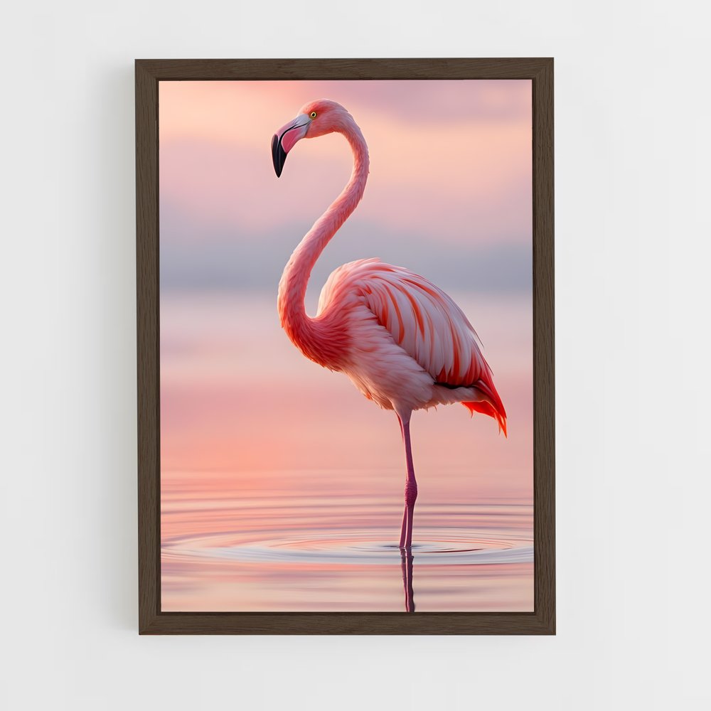 ap-flamingo-2 cadre Bois foncé