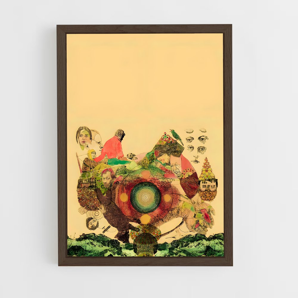 ap-fleet foxes-1 cadre Bois foncé