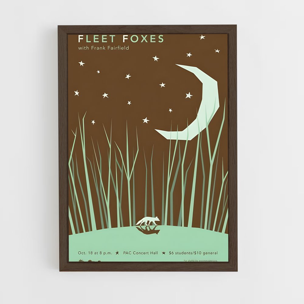 ap-fleet foxes-6 cadre Bois foncé