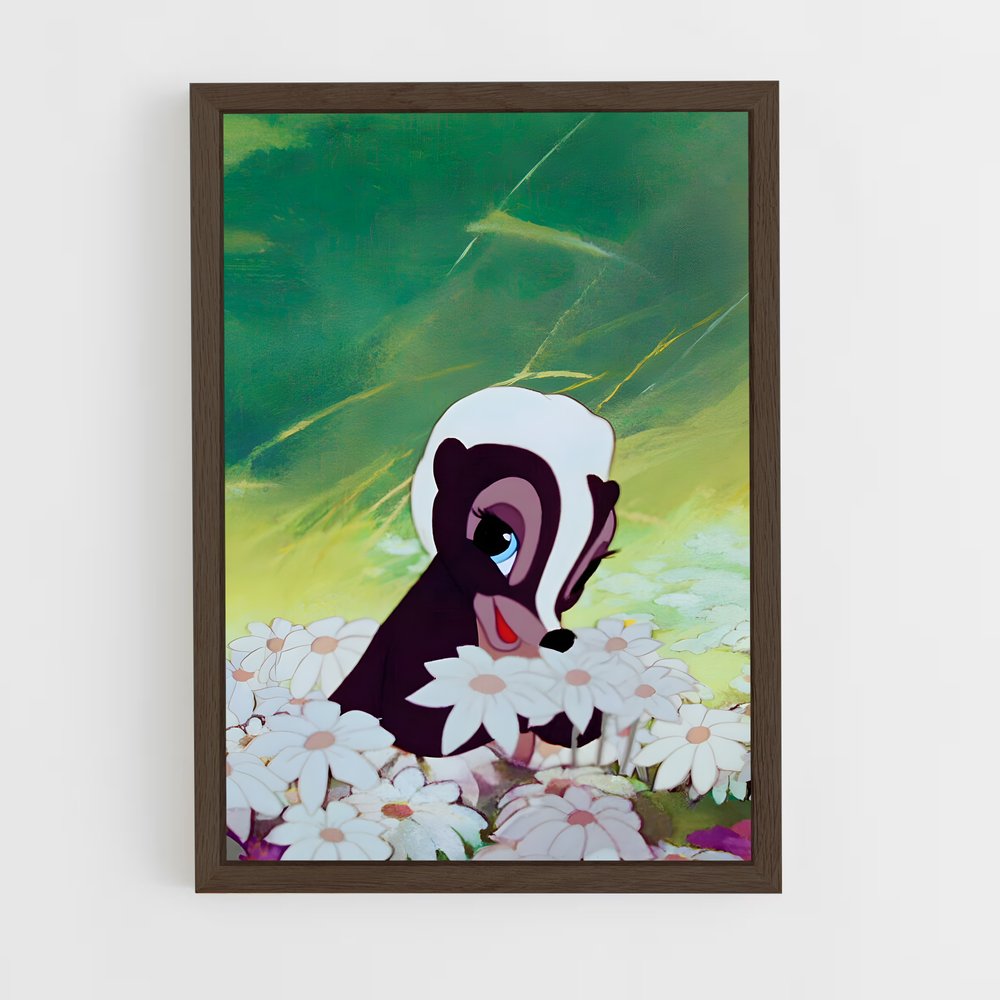 ap-flower bambi-1 cadre Bois foncé