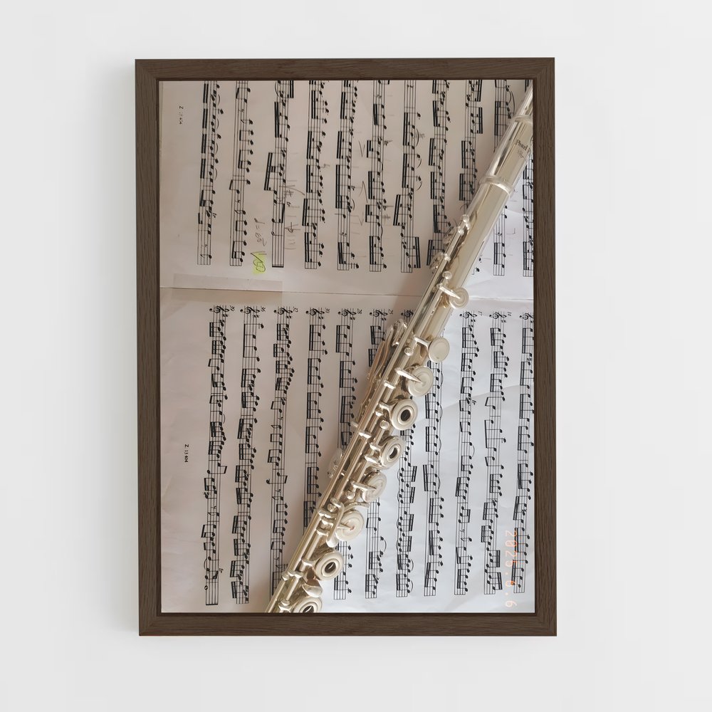 ap-flute-1 cadre Bois foncé