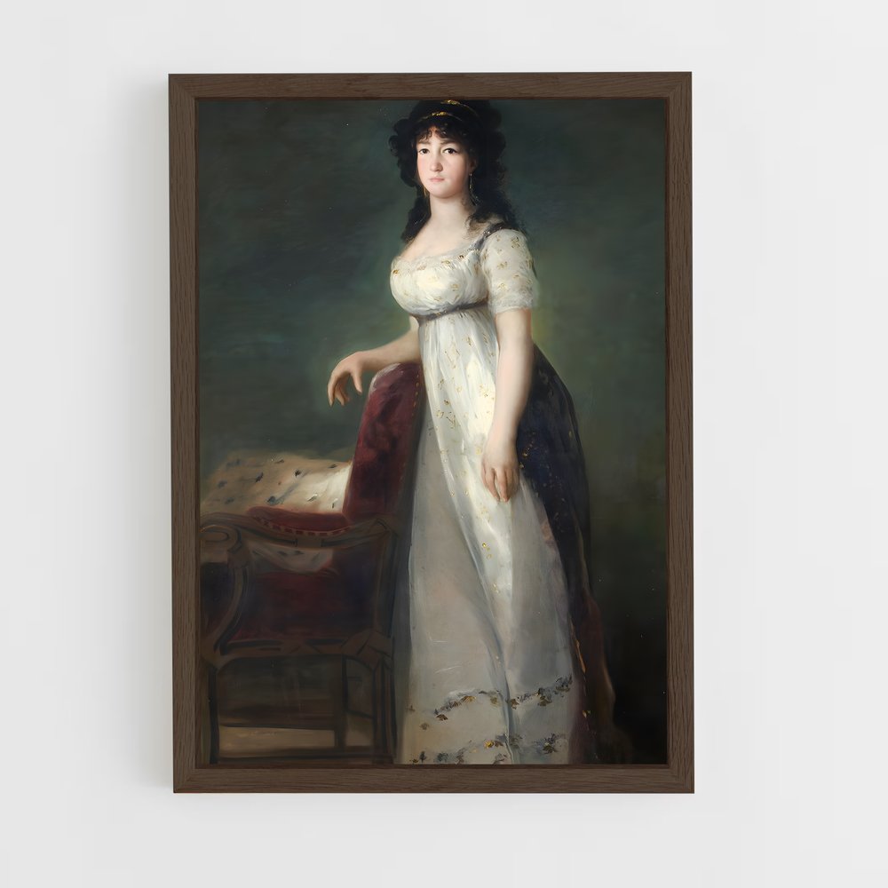 ap-francisco goya-4 cadre Bois foncé