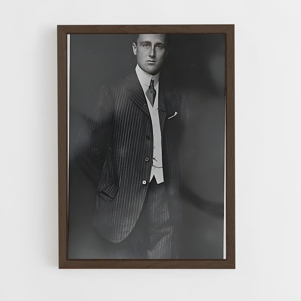 ap-franklin roosevelt-2 cadre Bois foncé