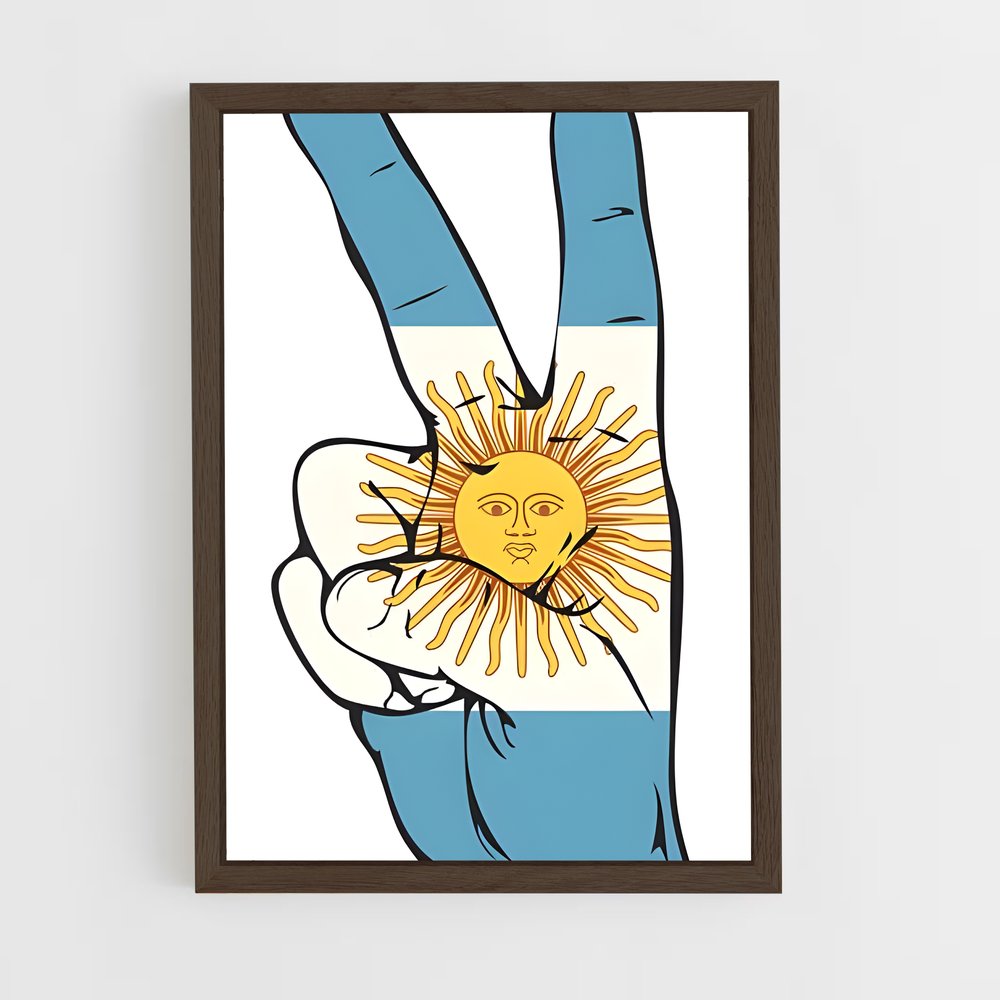 ap-frente de todos argentina-1 cadre Bois foncé