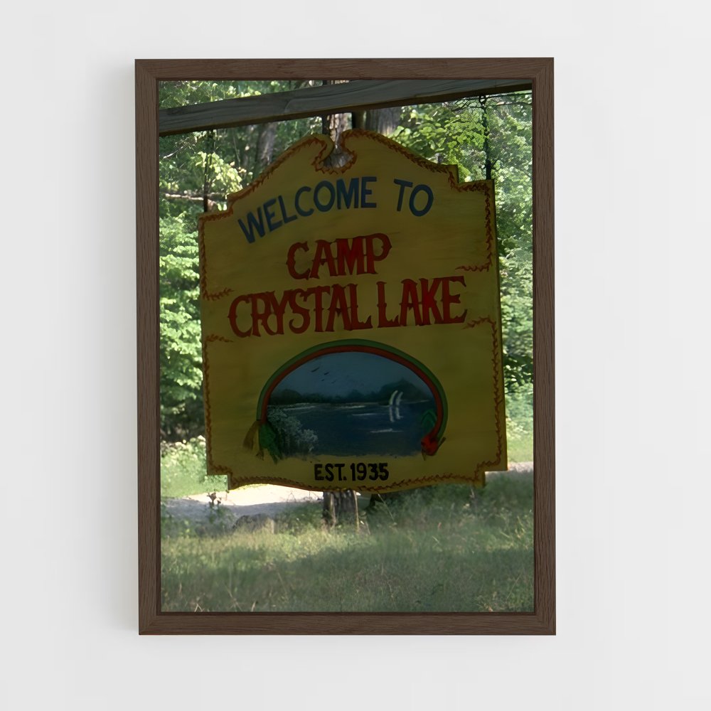 ap-friday the 13th-1 cadre Bois foncé